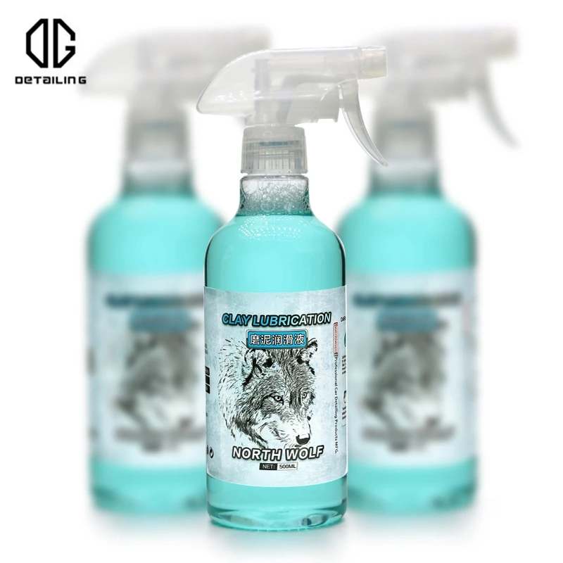 DETAILING Clay Lubrication Liquid 500ml Car Detailing Lubricant Spray for Magic Clay Towel Auto Paint Cleaning
