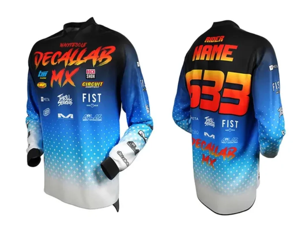 2024 team custom moto bmx enduro motocross Jersey mtb downhill jersey cycling mountain motorcycle bike motocross jersey