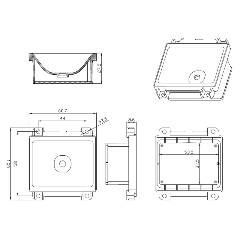 GM72 Дешевый новый дизайн Интерфейс USB/RS232 1D/2D/QR Android Модуль считывания сканера штрих-кода для автобуса HOT