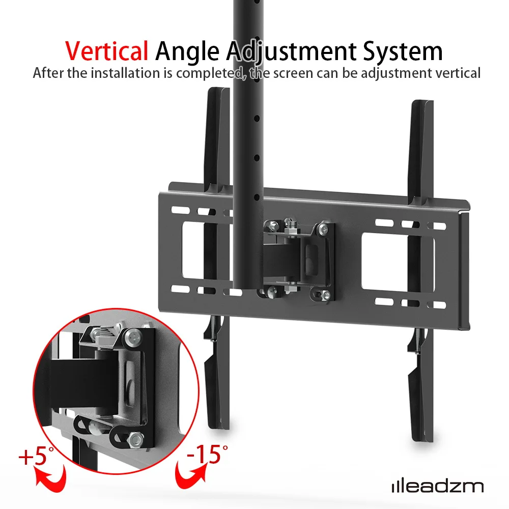 TMC-7006 Ceiling Mount TV Wall Bracket Roof Rack Pole Retractable For 32