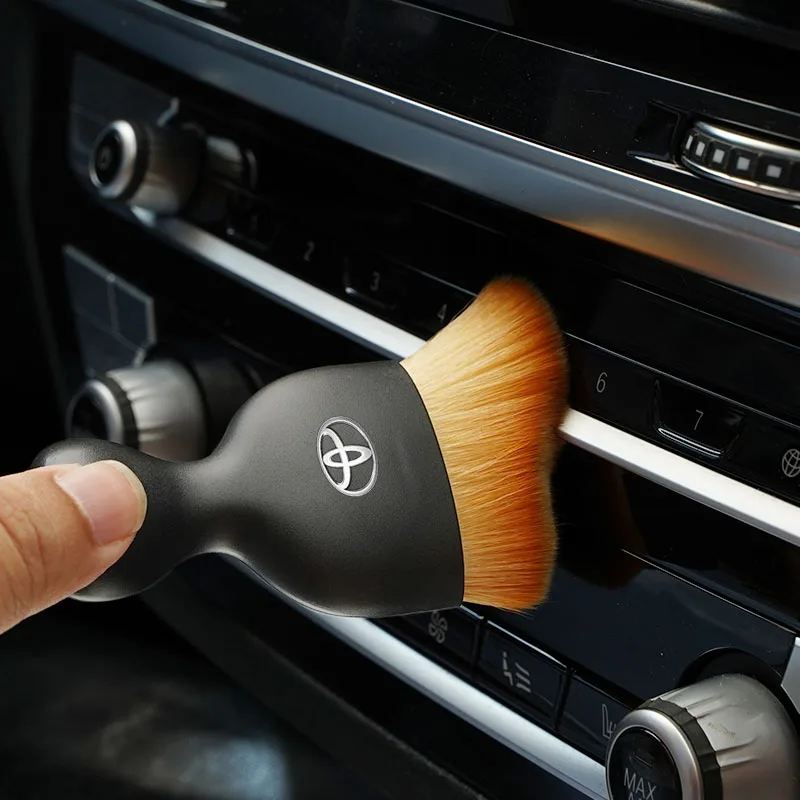 سيارة الداخلية كنس الغبار فرشاة ناعمة أدوات غسل الفجوة السيارات تنظيف فرشاة لتويوتا كورولا بريوس يارس Rav4 CHR Aygo Hilux R