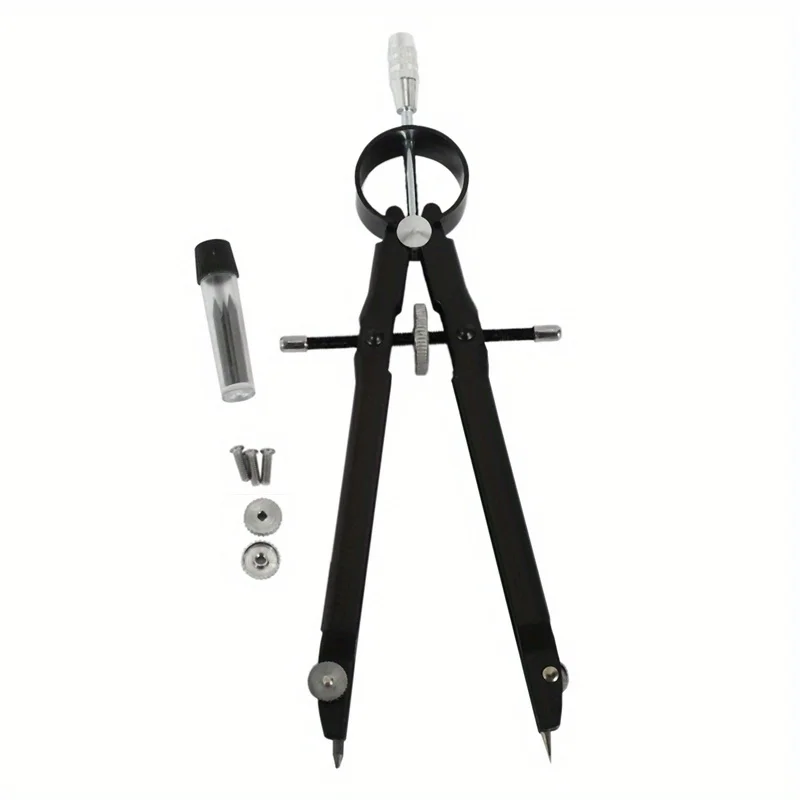 1PC Professional Compass Geometry Set with Lock Math and Precision Compass Metal and Durable for Solid and Plane Precis