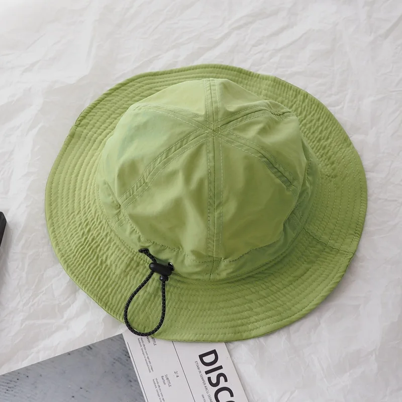 

Super Japanese Niche Design Light Breathable Bucket Hat Women Men Versatile Quick-drying Personalized Fruit Green Sun Basin Hat