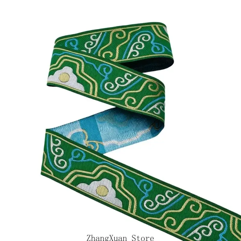 Wolke bestickte Applikation, 1,7 m lang, dekoratives Stoffband, für handgefertigte Kleidungsstücke, Jacken, Taschen, Hüte – Detail 8