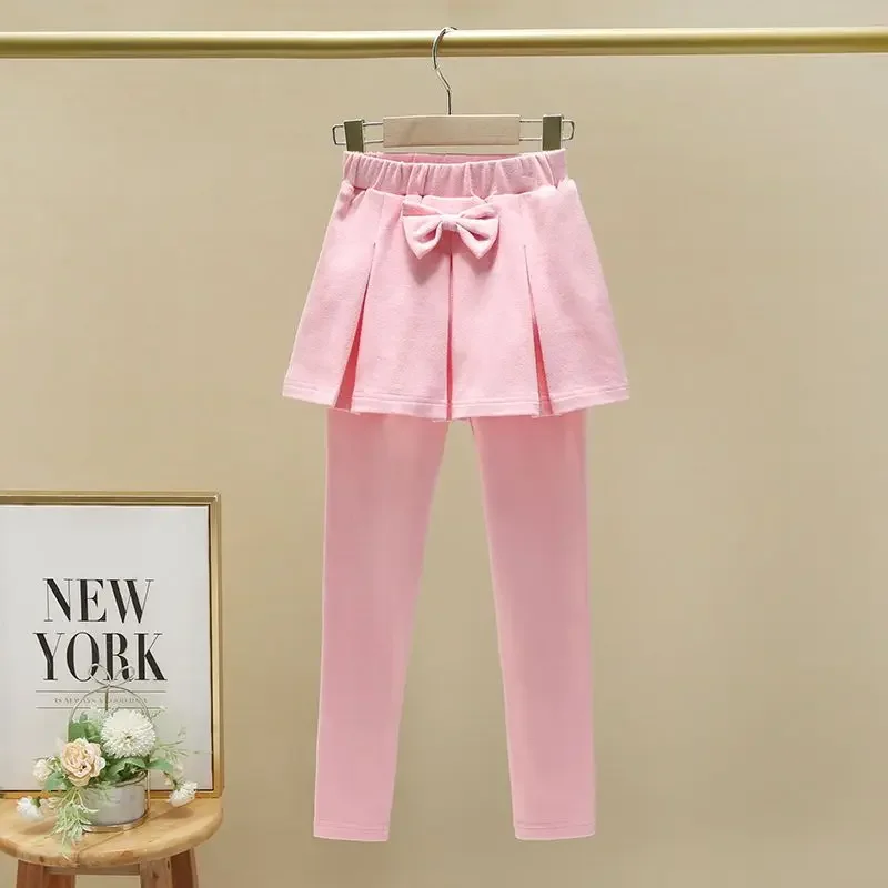 Girls Pants Legging Children Skirt Pants Kids Long Trousers Teenagers Outwear Clothes Girl Clothing 2 4 6 8 9 10 11 12 Years Old