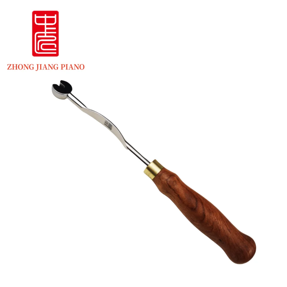 

High Quality, Zhongjiang, Piano Keyboard Adjustment Flat Pin Wrench, Keyboard Repair Tool, Mahogany Handle.