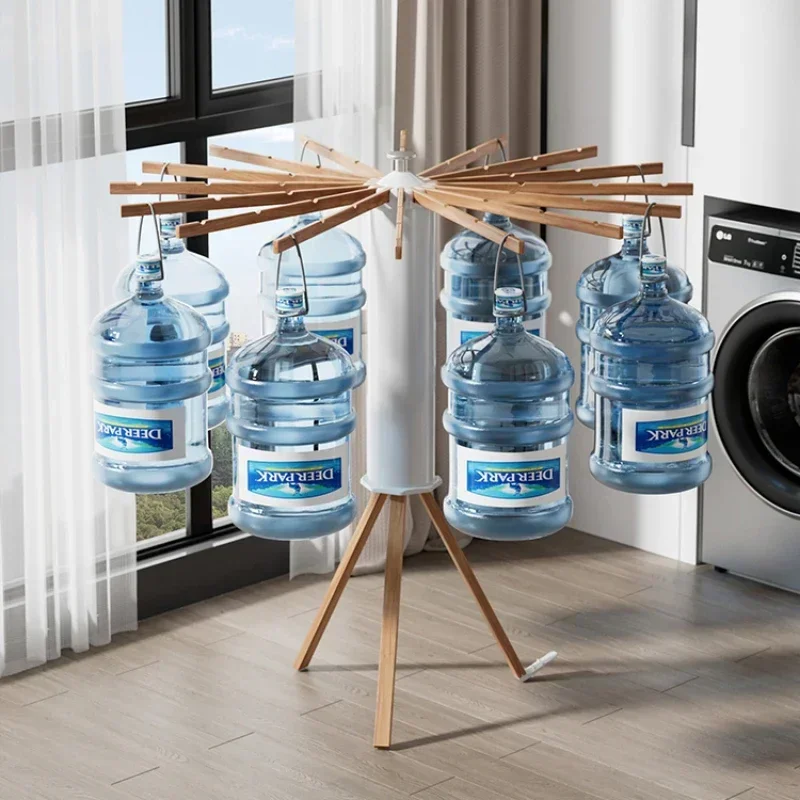 رف تجفيف خالٍ من التركيب، حامل ثلاثي القوائم لتجفيف الملابس، رف ملابس محمول قابل للطي، حل تجفيف الغسيل موفر للمساحة