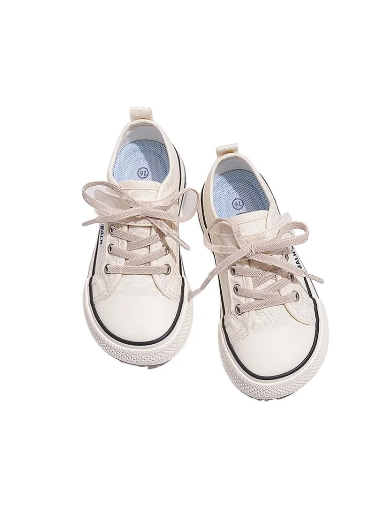 

New Korean Version Girls Wear Breathable Cloth Shoes Children's Canvas Shoes High Top Boys Breathable Casual Board Shoes Spring