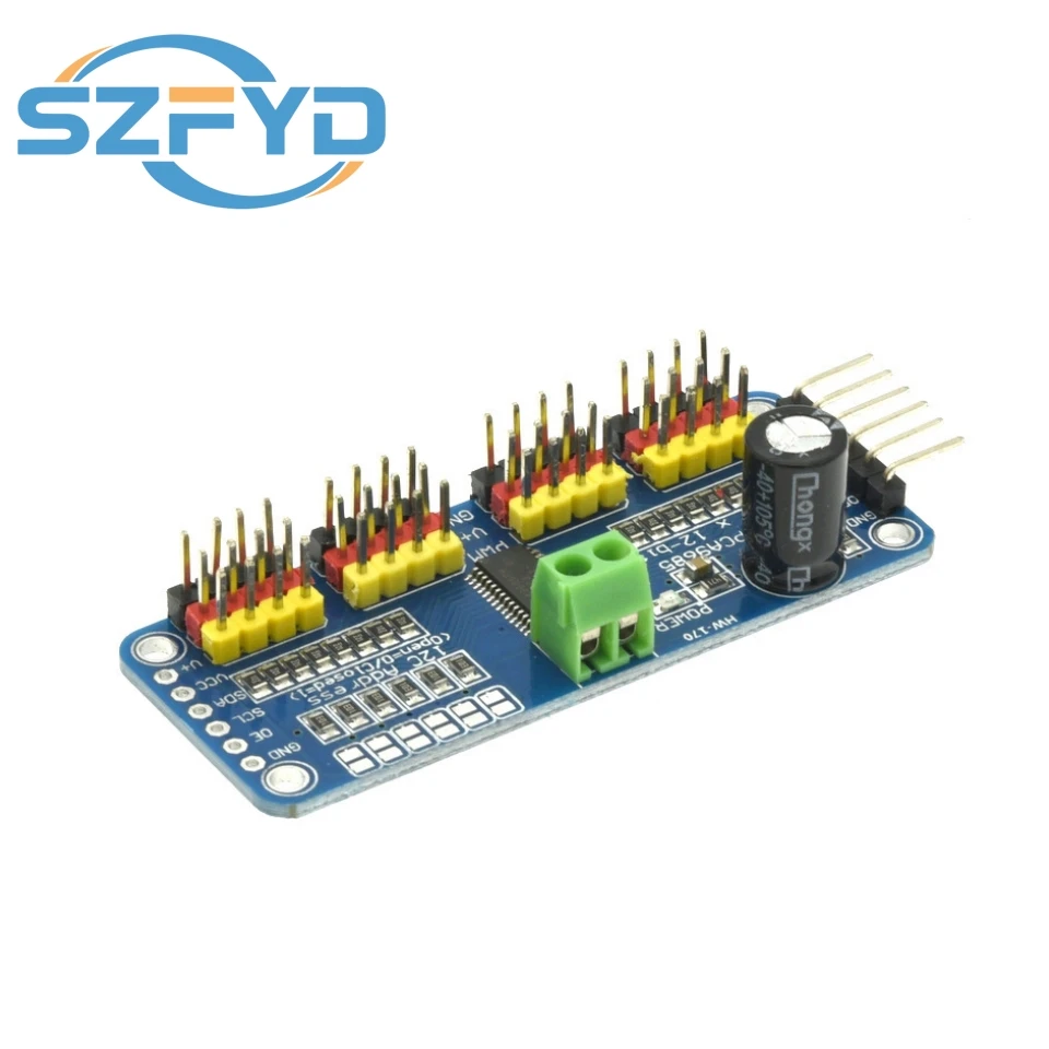PCA9685 Controlador de servos PWM 16 canales I2C 12 bits - imagen 5