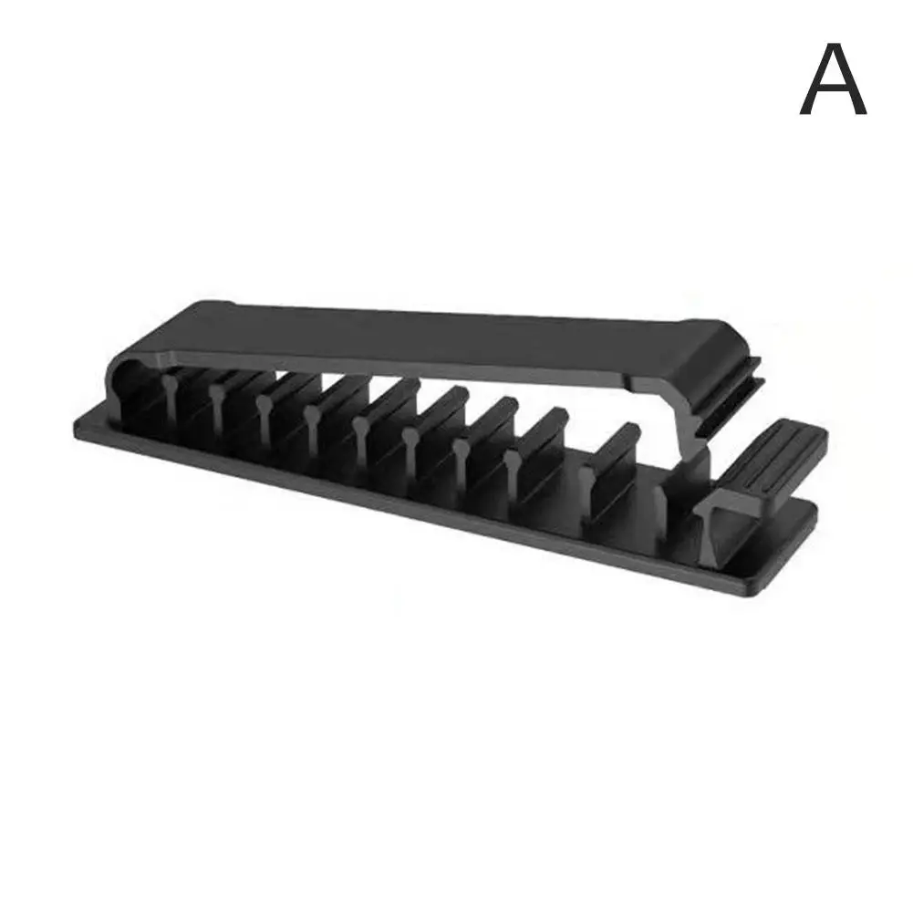 Cable Organizer Management Wire Holder Flexible USB Cable Winder Tidy Silicone Clips For Mouse Keyboard Earphone Protector T4K1