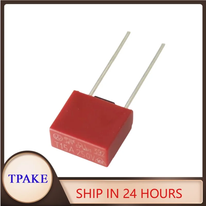 20PCS 392 Square Fuse Plastic Fuse 1A 3.15A 4A 5A 6.3A 250V T2A Slow Break Power Board Commonly Used Fuse