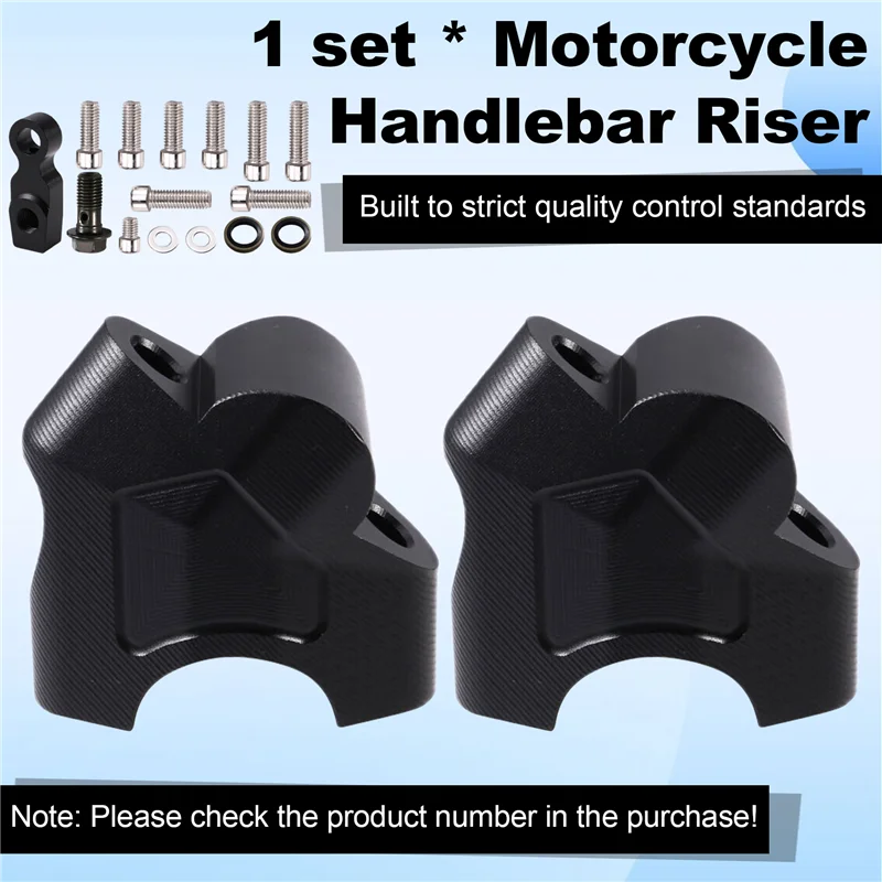 

High Quality Motorcycle Accessories Handlebar Riser Drag Handle Bar Clamp Extend Adapter For CFMOTO 800MT 700MT 450MT