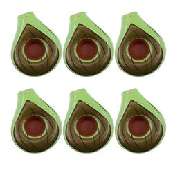 6 Pcs Avocado Cup Holder Inflatable Drink Holders Party Toys Coasters Mats Plates Floating Beverages