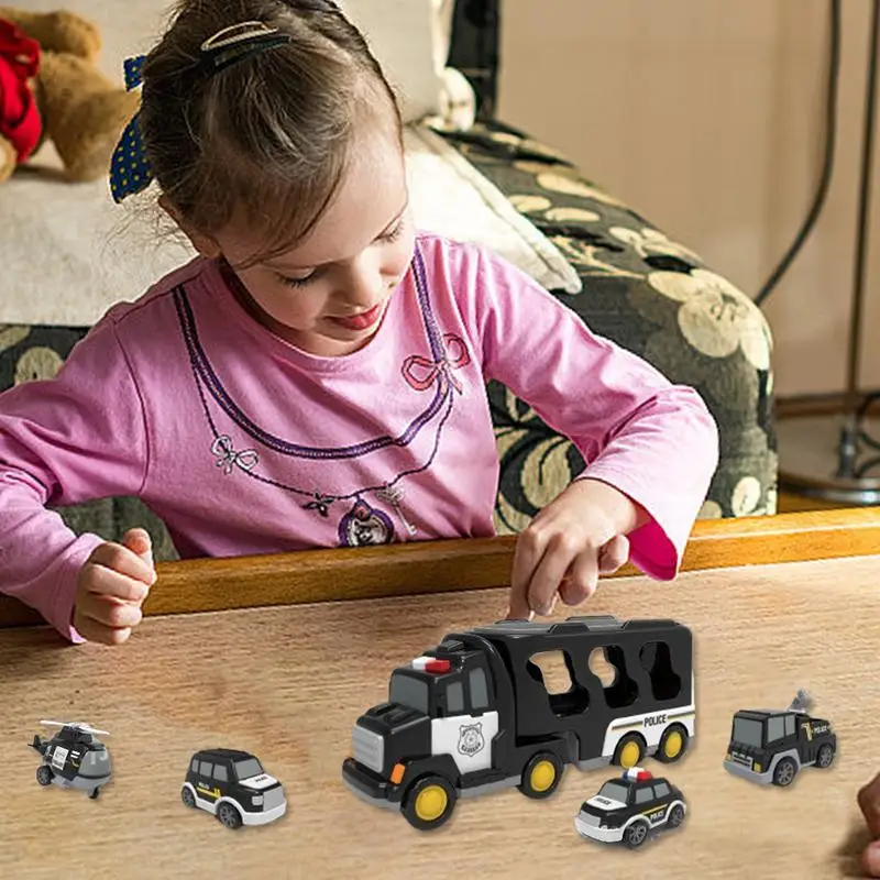 Oplichtende speelgoedauto's Oplichtende muziek Voertuig Speelgoed Valbestendig Kinderspeelgoed Realistische brandweerwagen voor hand-oogcoördinatie