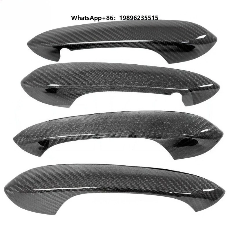 For 5 Series F90 M5 2018-2023 Dry Carbon Fiber Door Handle Covers