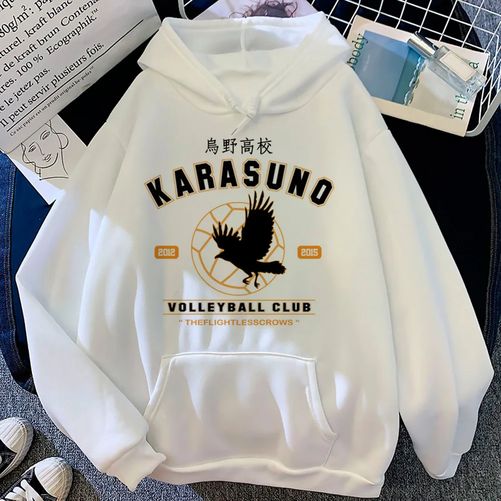 Haikyuu hoodie comfortable Japanese designer soft fabric female pullover patterned winter trendy designer