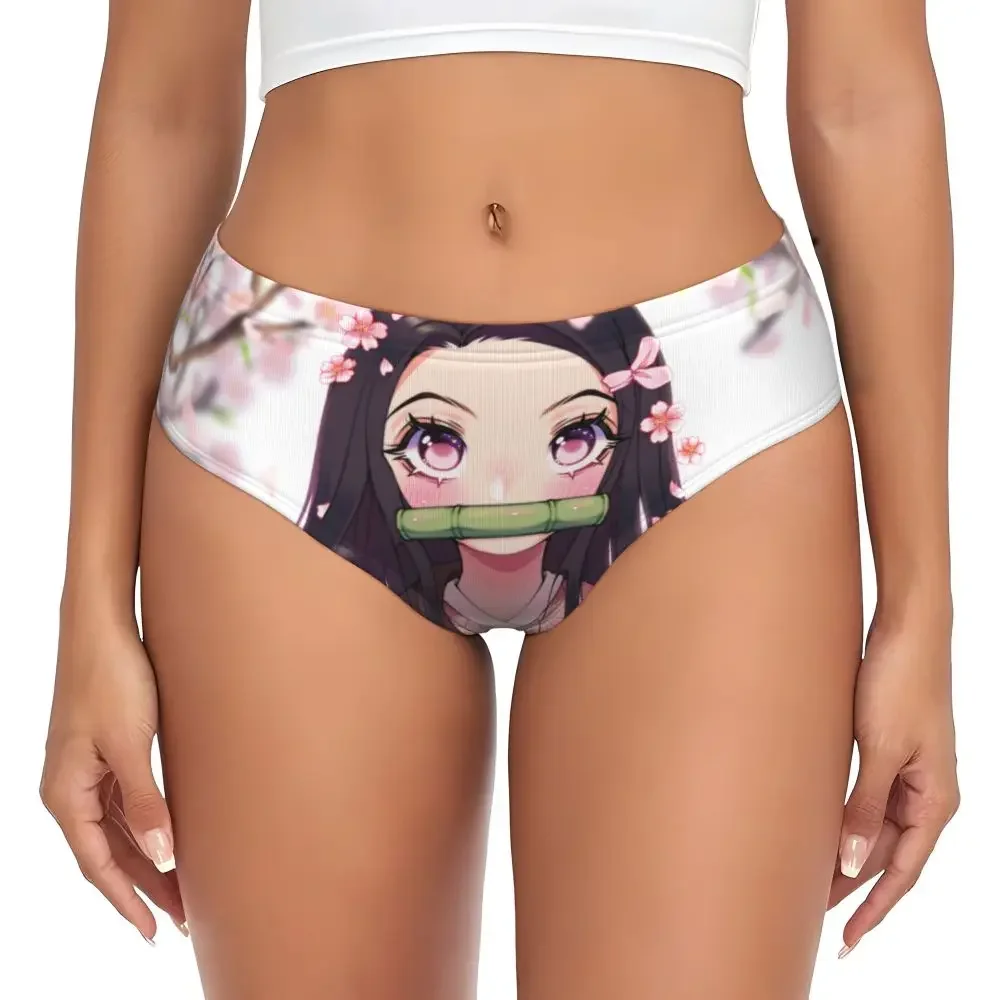 

Custom Womens Muichiro Tokito Kimetsu No Yaiba Panties Stretch Demon Slayer Anime Briefs Underwear