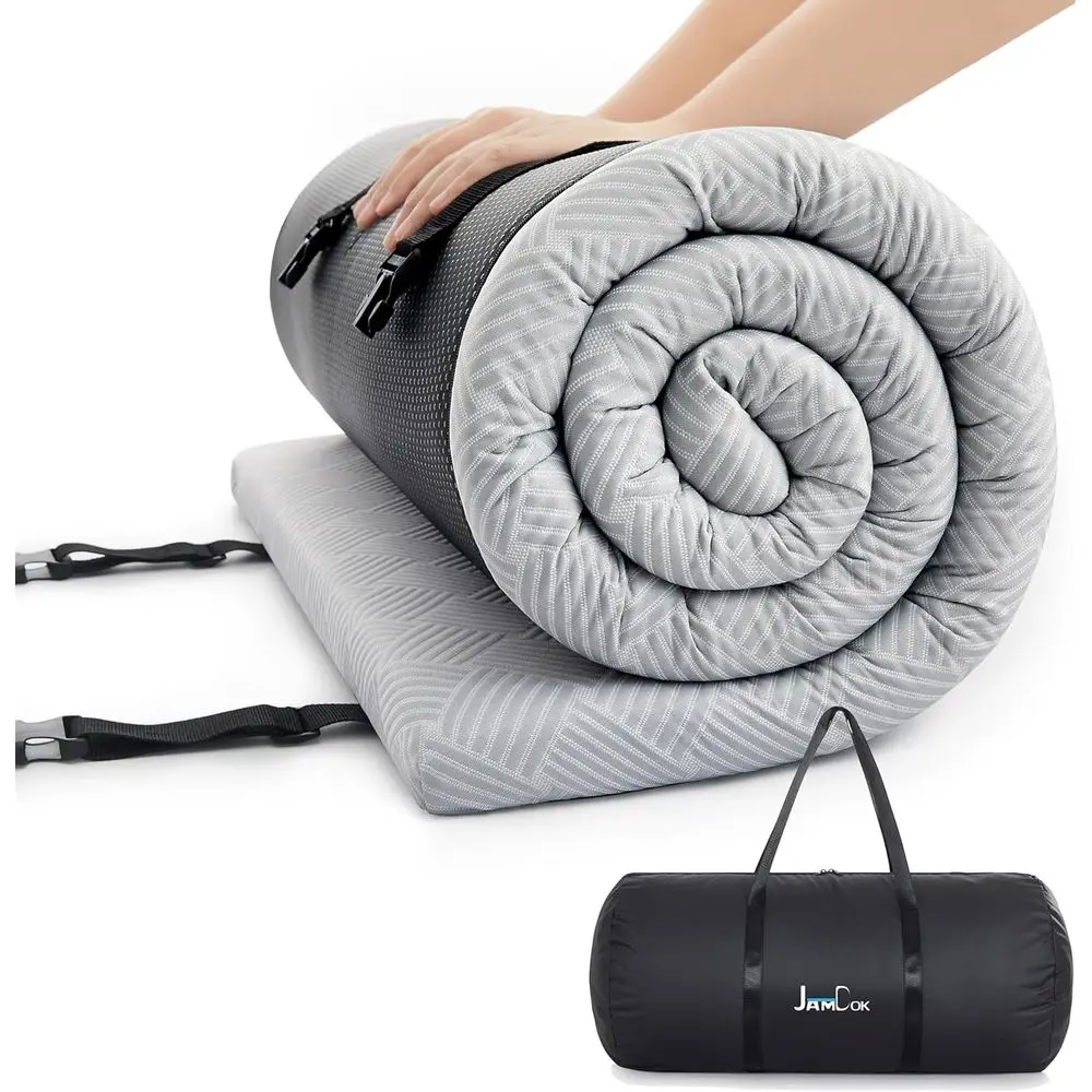 

Compact Roll-Up Camping Mattress with Waterproof Sleeping Pad and Carry Bag - Ideal for Hiking, Car, and Portable Use (75 x 30 x