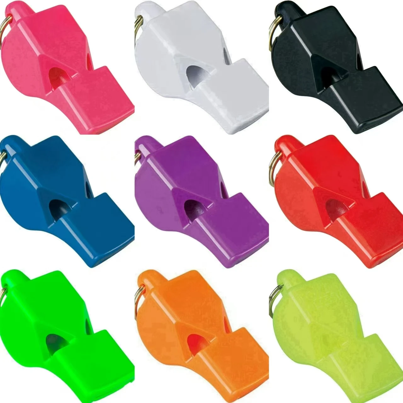 Promotion!!!15 Colours Referee Whistle, Emergency Rescue, Life Saving Whistle, 50 PCs/Lot