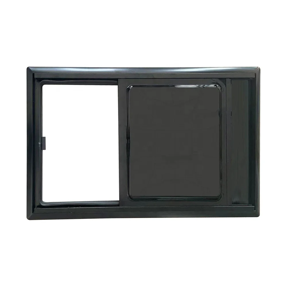 

Factory RV Window Double Glazed Motorhome Caravan Camper Window Sliding RV Window With Screen For RV Parts Accessories