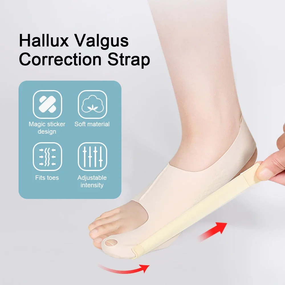 

Big Toe Protector Adjust Unisex Soft Pedicure Socks For Bunions Hallux Valgus Orthopedic Bandage Foot Care Toe Correction