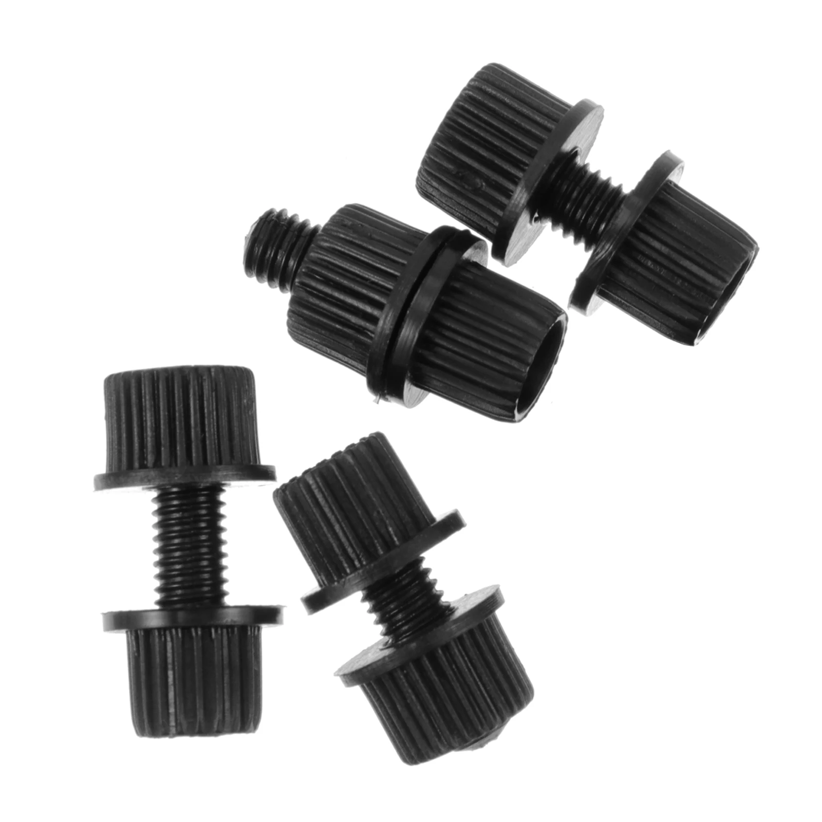 

4Pcs Nylon License Plate Bolts Rustproof Durable Motorcycle License Plate Fastening Kit Universal Use for Scooter Frame