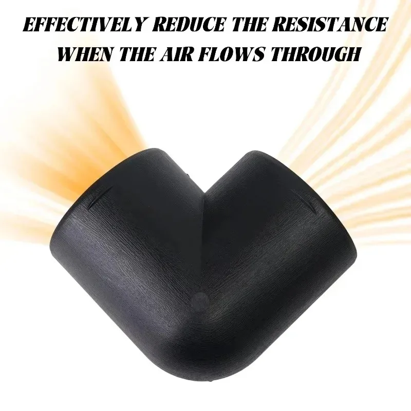 75/60 مللي متر البلاستيك L-شكل أنابيب الهواء الكوع منفذ موصل ل Webasto Eberspaecher الديزل وقوف السيارات سخان اكسسوارات #3