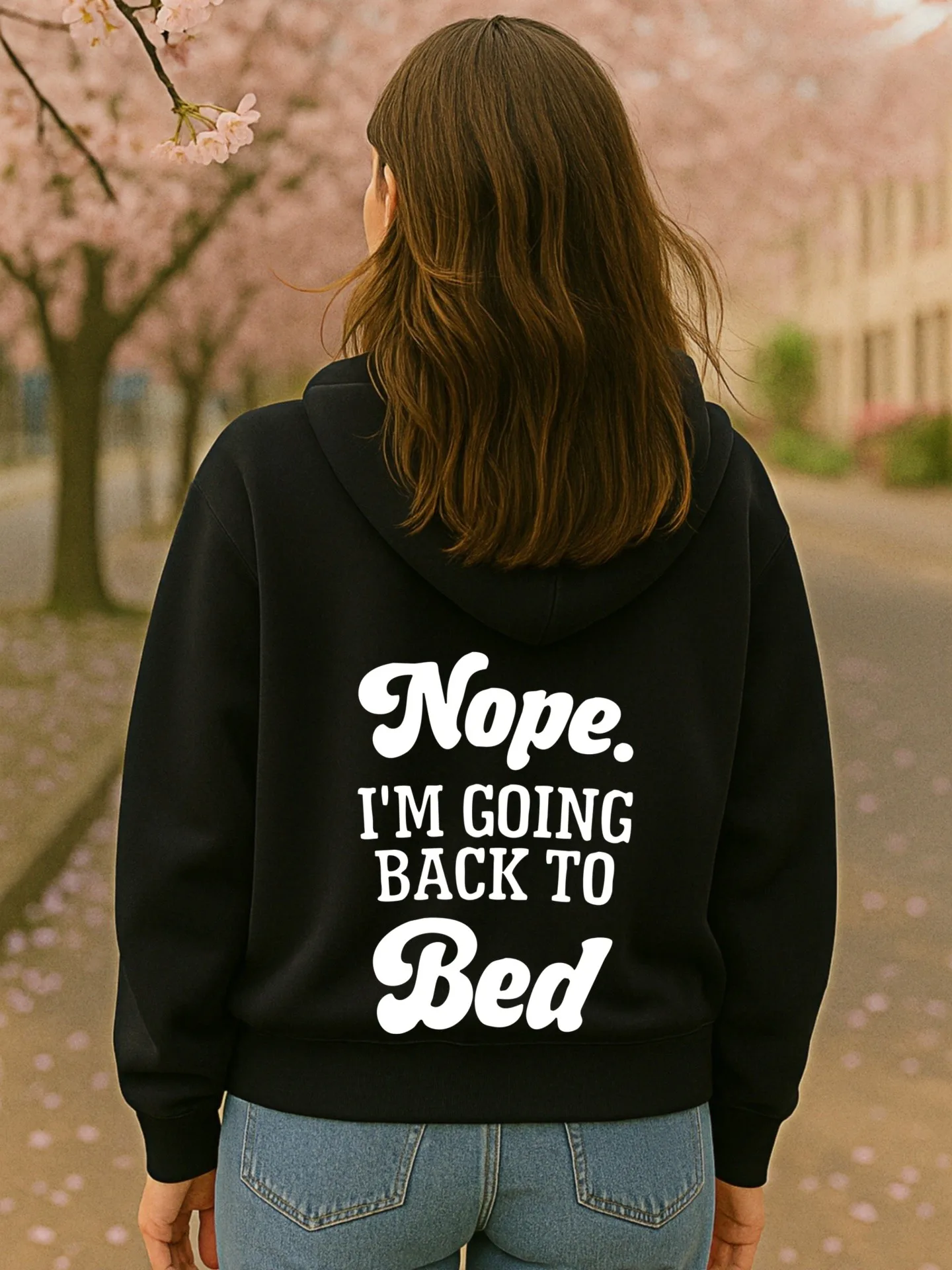 Essential-Hoodie mit Buchstabendruck, lässiges ästhetisches Design, Baumwollmischung, lässige Alltagskleidung für Teenager