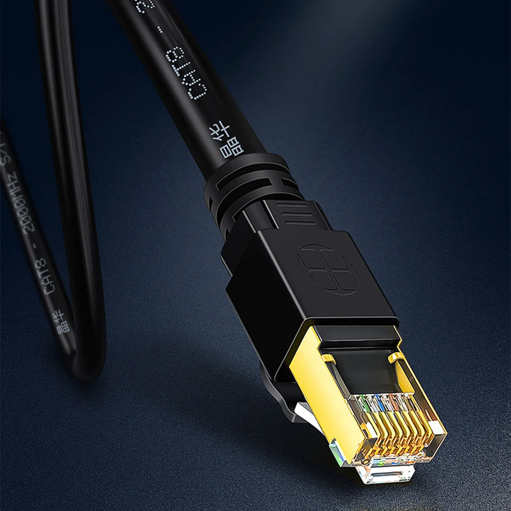 2 Meters Cat8 Network Cable Ethernet Cord Ultrathin 40gbps Lan Cable High Bandwidth for Computer Router Modem Game Console