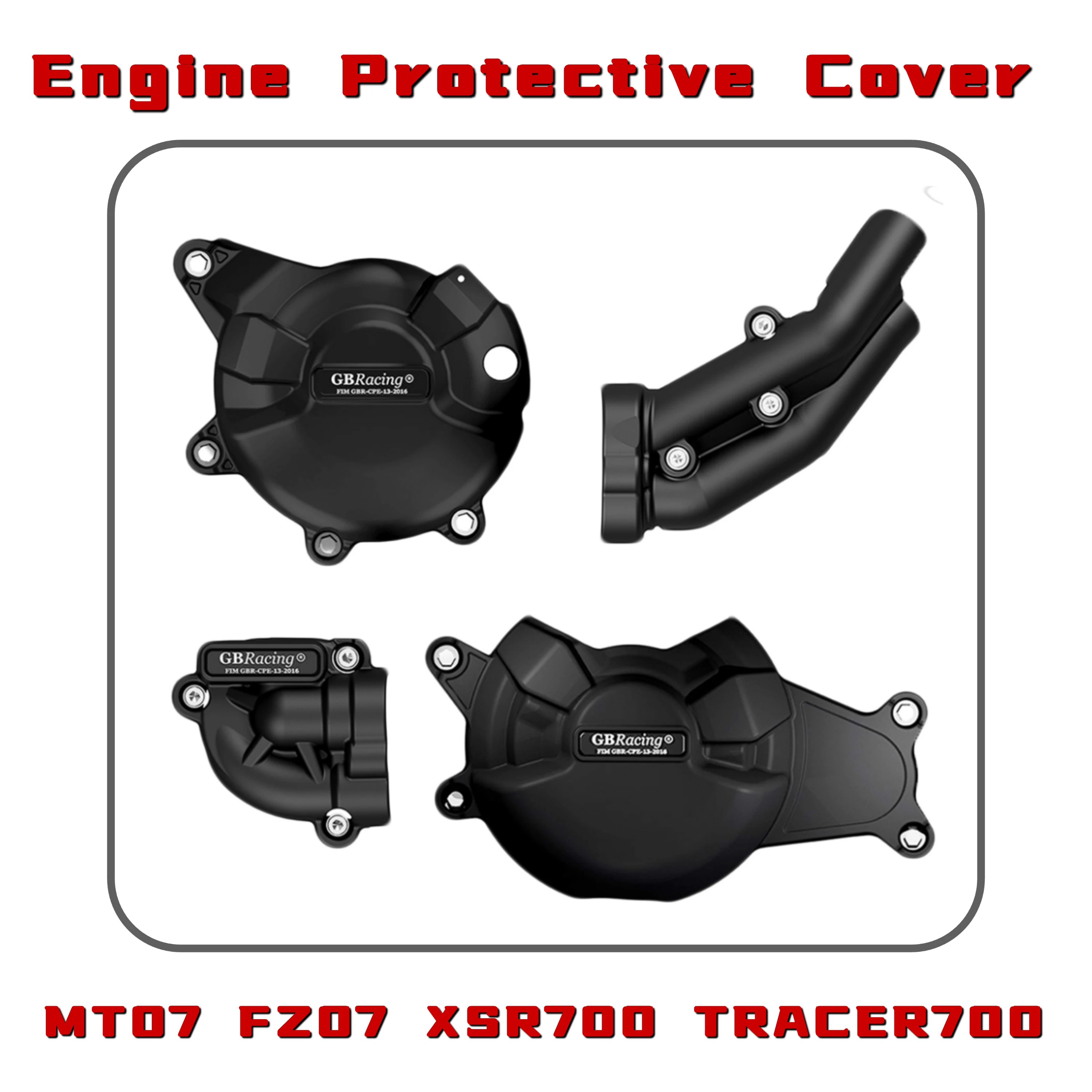 

Защитный чехол для крышки двигателя мотоцикла для чехла GBRacing FOr YAMAHA R7 MT-07 MT07 Tracer 700/900G1XSR700 GBRacing 100% НОВЫЙ