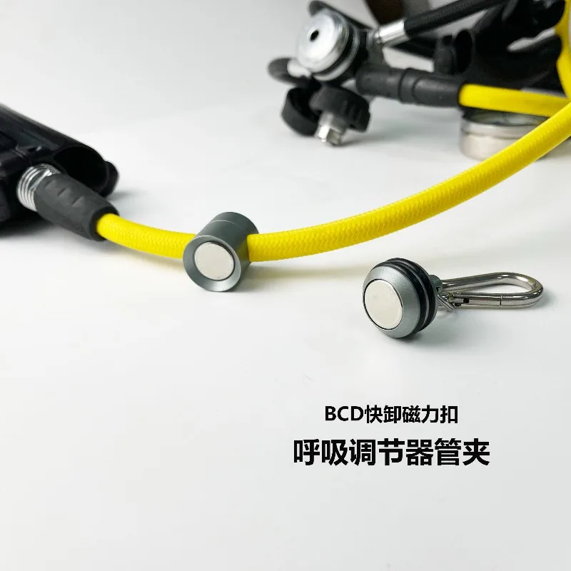 Diving equipment strong magnetic quick release buckle magnetic suction buckle adjuster secondary head