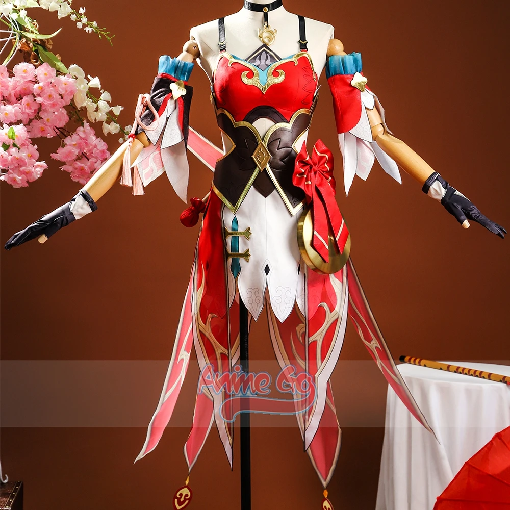 Guinaifen Cosplay Traje para Mulheres, Honkai: Star Rail, Vestido de Halloween, Roupas, C08723-A