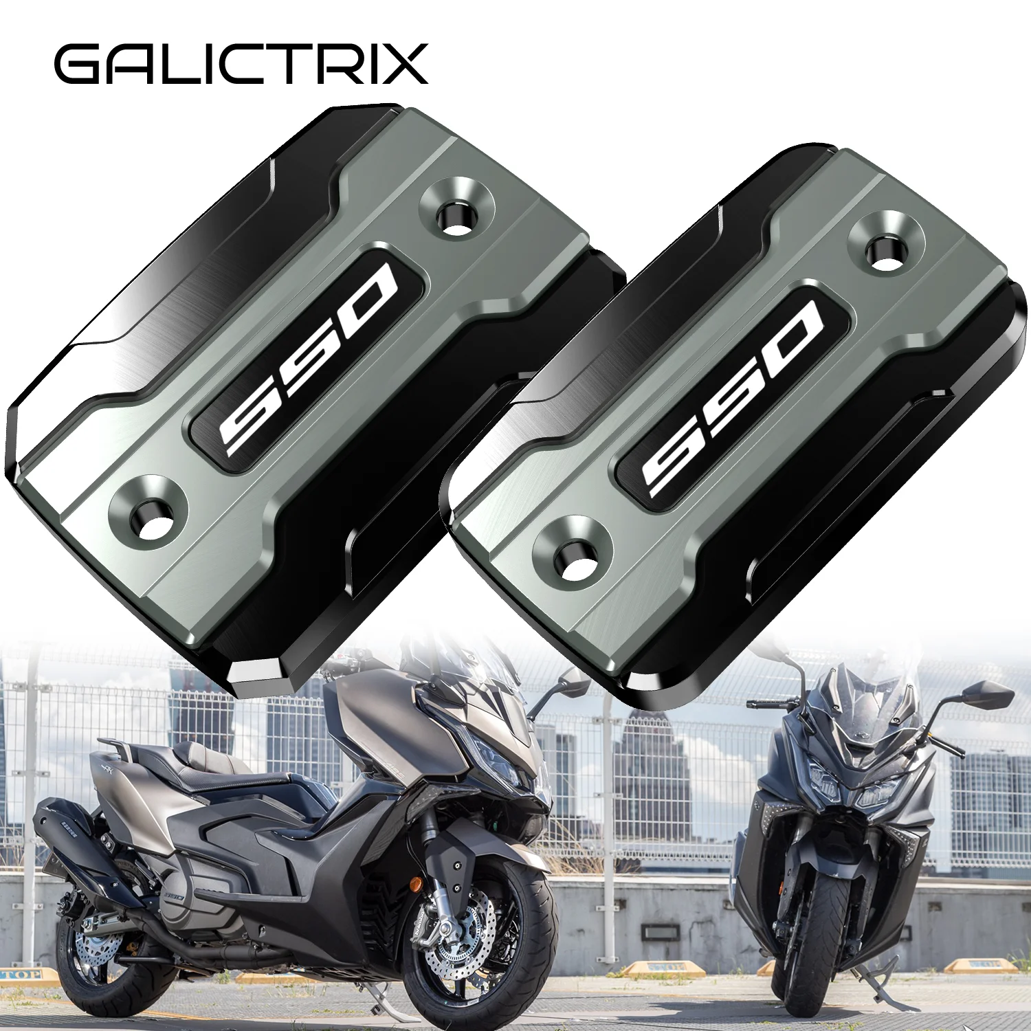 

Для KYMCO AK550 AK 550 AK-550 2017-2024 2023, аксессуары для мотоциклов, передняя крышка бачка тормозной жидкости, крышка топливного бака двигателя