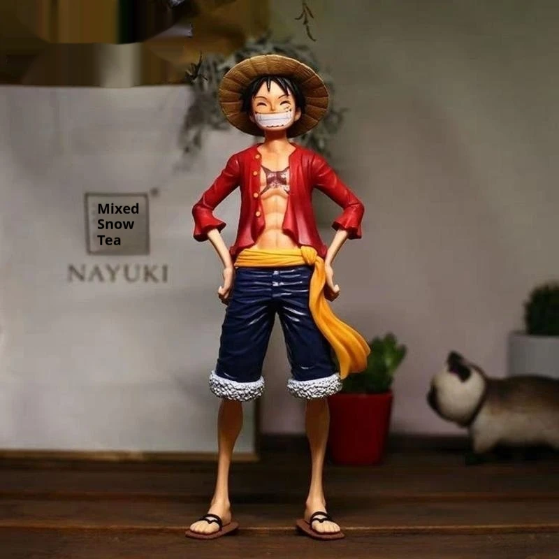 

Exquisite Anime Figure Luffy Smiling Collectible Toy Action Figure Robot Model With Confidence Toy For Fans