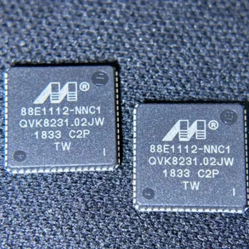 

Brand New Original 88E1112-C2-Nnc1C000 with Silk Screen 88E1112-Nnc1 Qfn64 Ethernet Transceiver