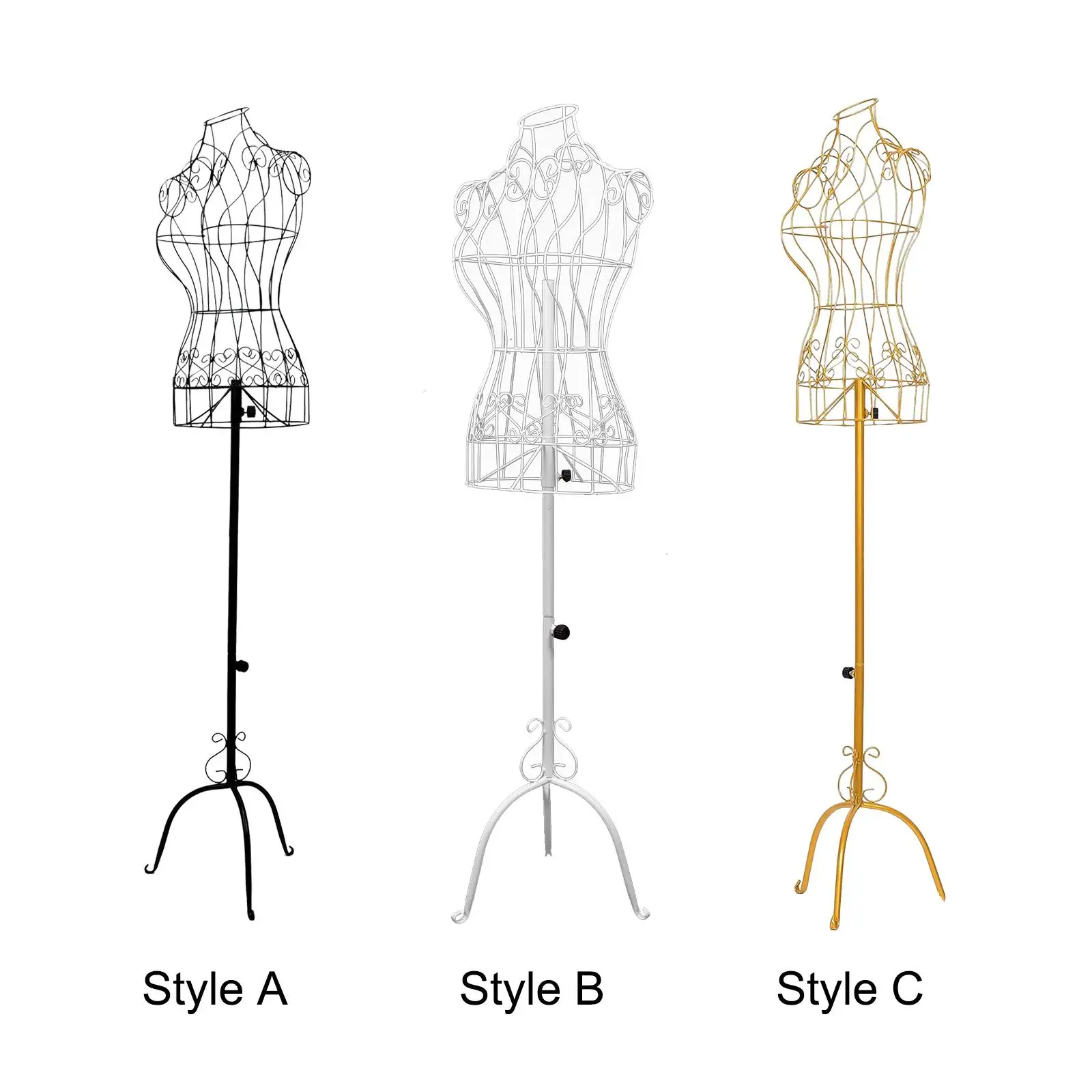 

Torso Upper Body Model Iron Female Mannequin for Tailor Seamstress Display