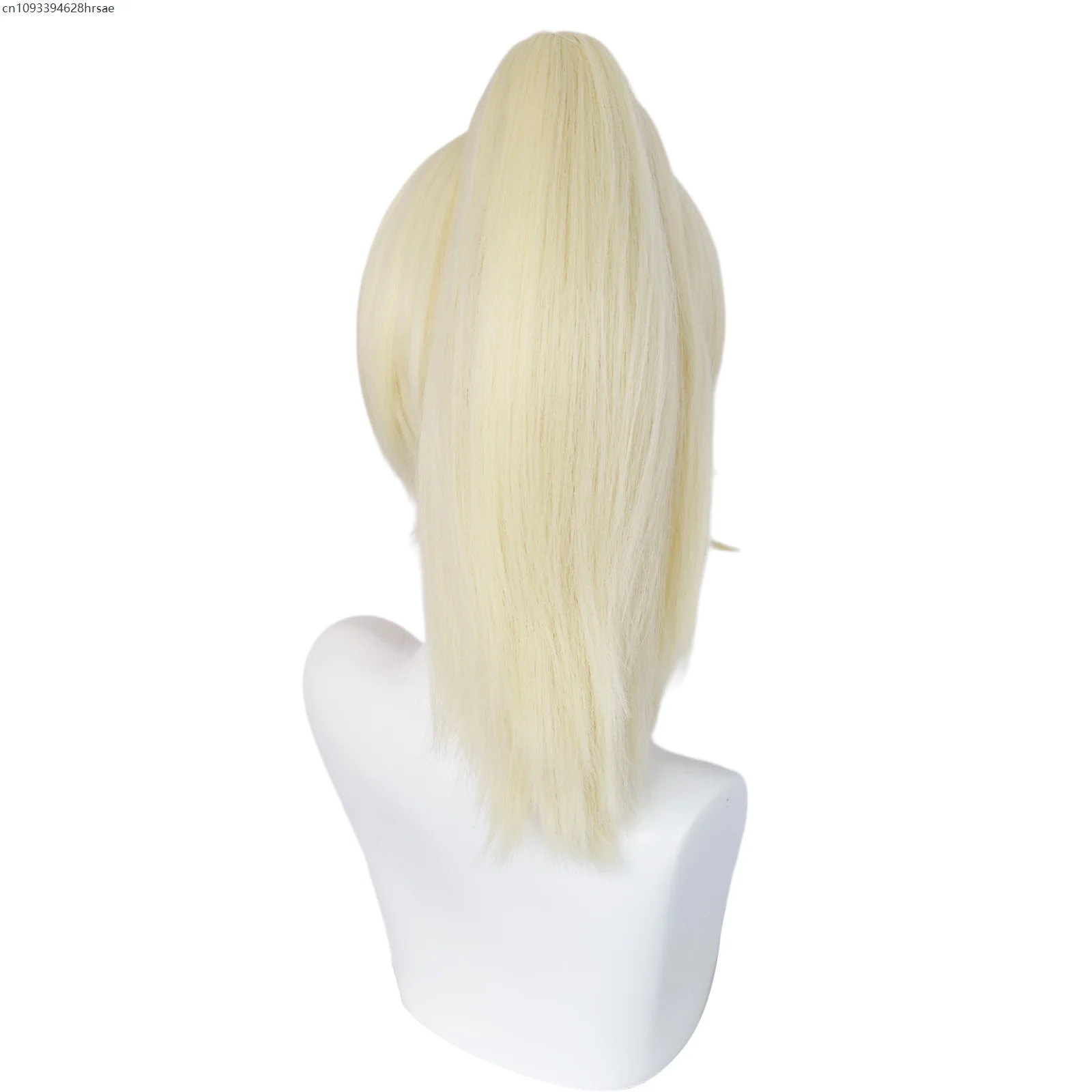 Anime cosplay perucas rabo de cavalo resistente ao calor cabelo sintético festa de halloween role play carnaval traje adereços