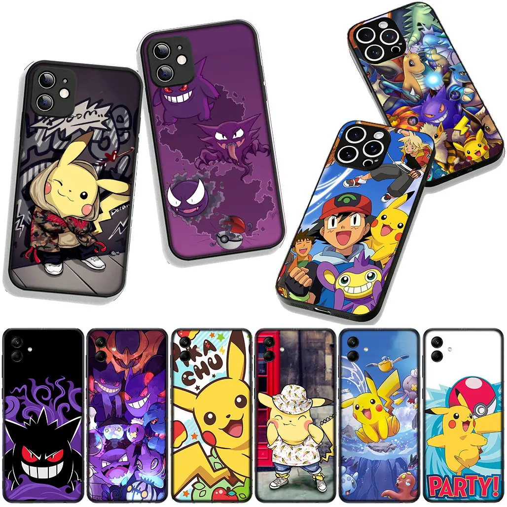 Чехол для телефона Samsung Galaxy S25 S24 S22 S23 FE Ultra Plus S7 Edge A56 A05 A06 A15 A16 A25 A55 P-Pokemons GO Gengar P-Pikachus Чехол для телефона Samsung Galaxy S25 S24 S22 S23 FE Ultra Plus S7 Edge A56 A05 A06 A15 A16 A25 A55 P-Pokemons GO Gengar P-Pikachus