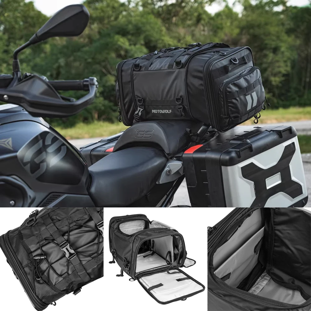 

Мотоциклетная сумка, детали мотоцикла, сумки для багажа, 30 л, 40 л, 60 л, рюкзак для BMW DUCATI Yamaha Honda Kawasaki CFMOTO Benelli Kove