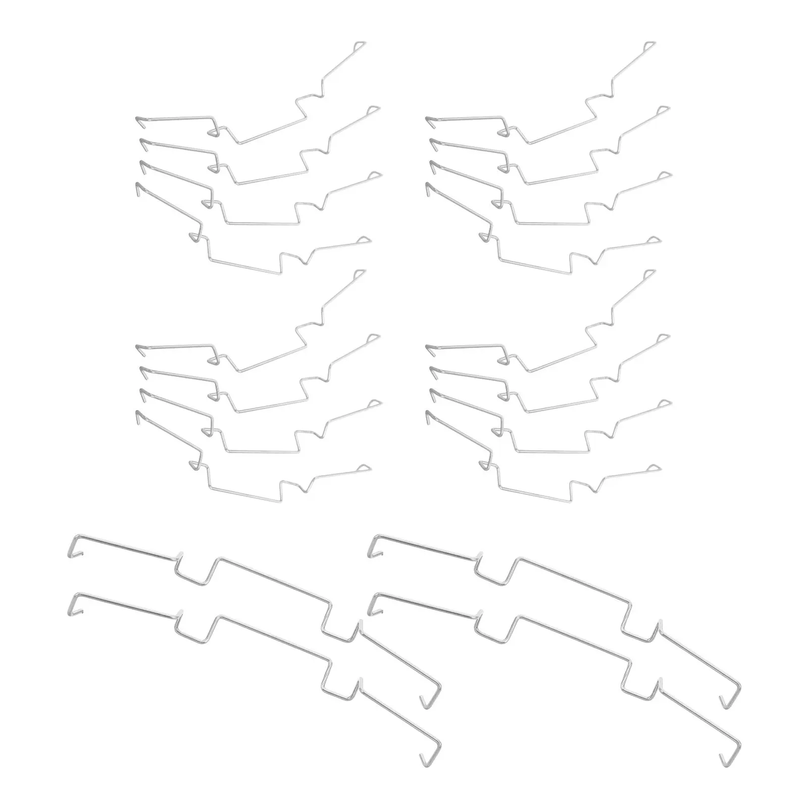 20Pcs CPU Radiator Fan Buckle Heatsink Retention Clips Heat Resistant Motherboard Fixing Bracket Computer Mainboard Fan