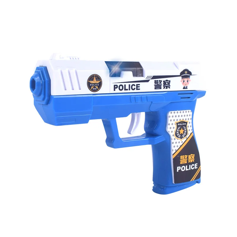Kinderen Politie Speelgoedpistool Veilig Niet-vijgende pistool Cool Geluidseffecten Zwaailichten Projectie Plezier Fantasiespel voor peuters