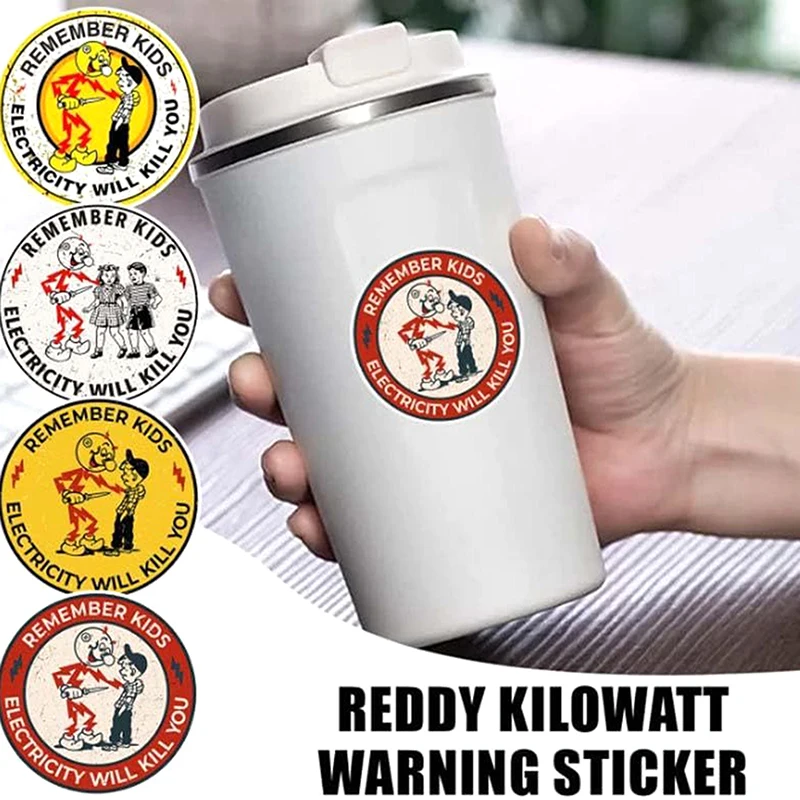 10Pcs Electric Shock Hazard Warning Stickers – Electricity Can Kill – Safety Decals For Electricians, Helmet Vinyl Labels