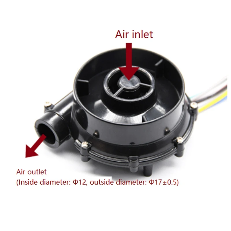 Soplador de alta presión de 7040 CC, Mini ventilador Turbo centrífugo, soplador pequeño, se puede utilizar para el oxígeno del ventilador del sueño