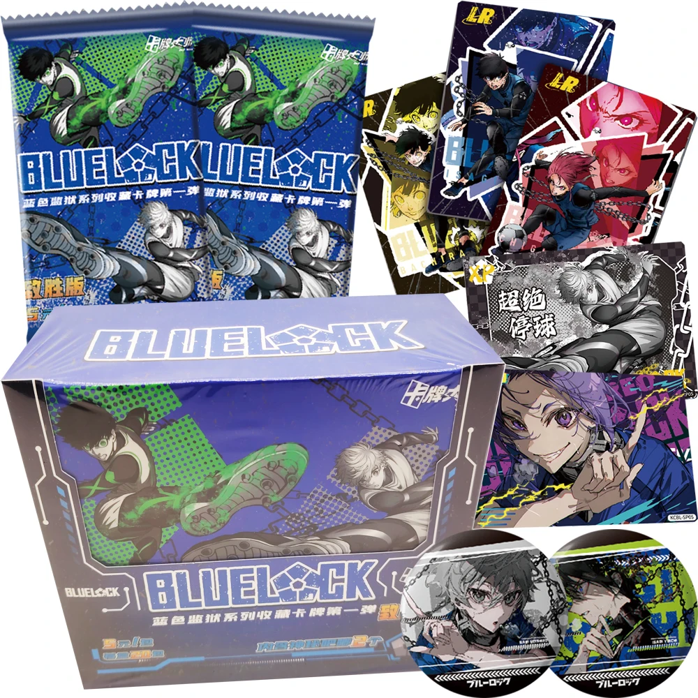 

BLUE LOCK Collection Cards Hot Young Bloods Anime Character Isagi Yoichi Rin Itoshi Surprise Fun Puzzle Cards Popular Toys Gifts