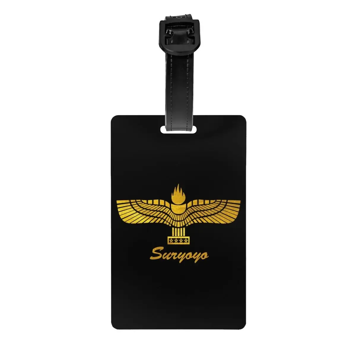 

Custom Aramean Suryoyo Syriac Flag Luggage Tag for Suitcases Fashion Baggage Tags Privacy Cover ID Label