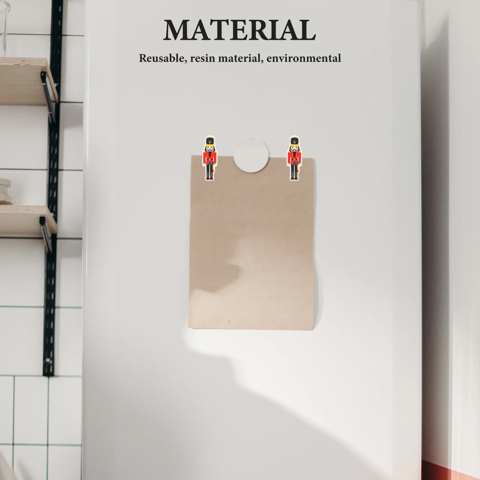 

10Pcs Nutcracker Soldier Fridge Patches Resin Holiday Kitchen Decor Christmas Refrigerator Magnetic Stickers Cabinet Door