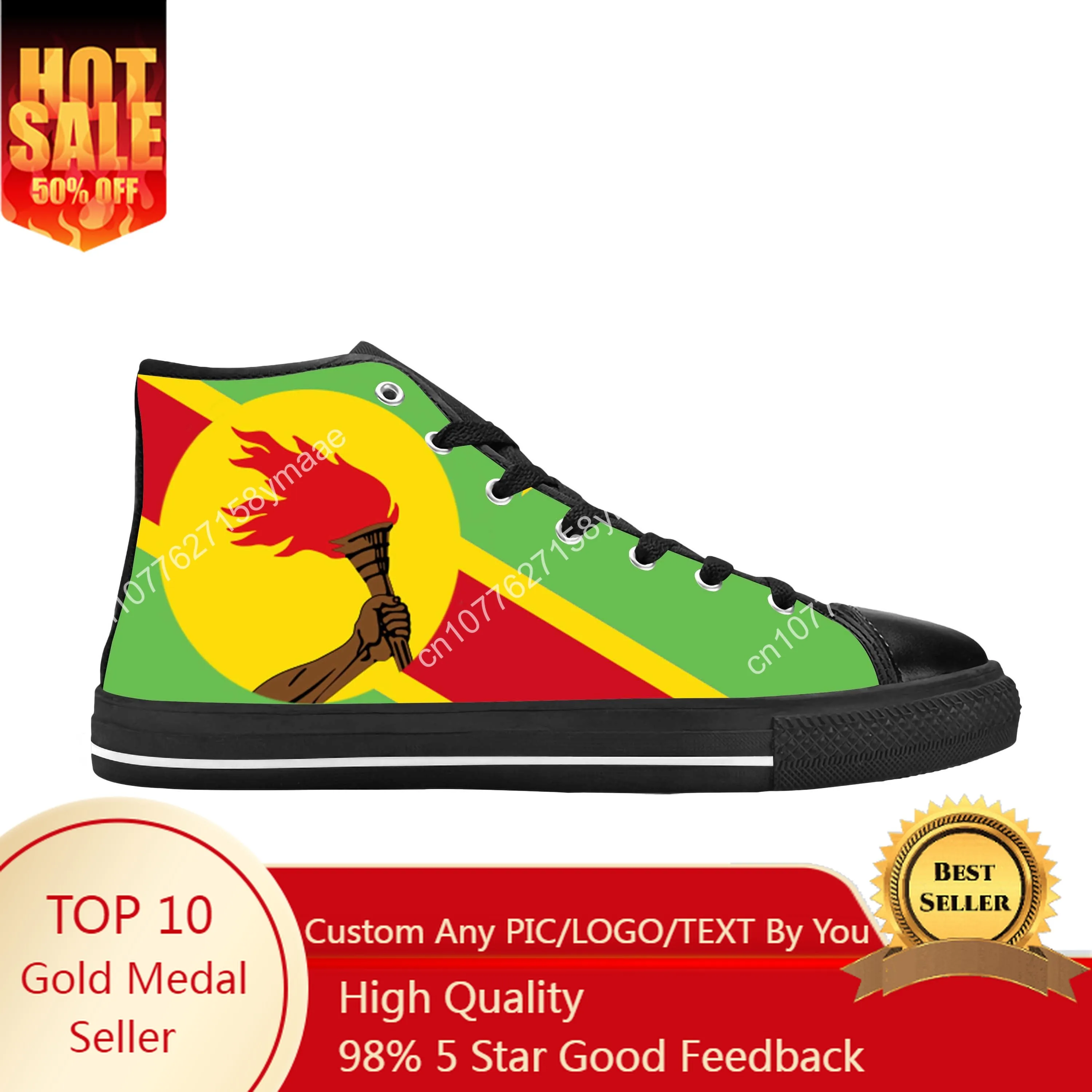 

Zaire Congo Flag Patriotic Pride Fashion Popular Casual Cloth Shoes High Top Comfortable Breathable 3D Print Men Women Sneakers