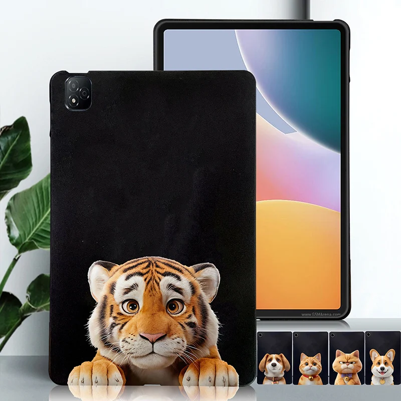 

Animal Prints Silicone Tablet Case For itel VistaTab 30 Tecno Megapad Infinix Xpad 20 11 inch Xpad GT "13" TPU Black Shell