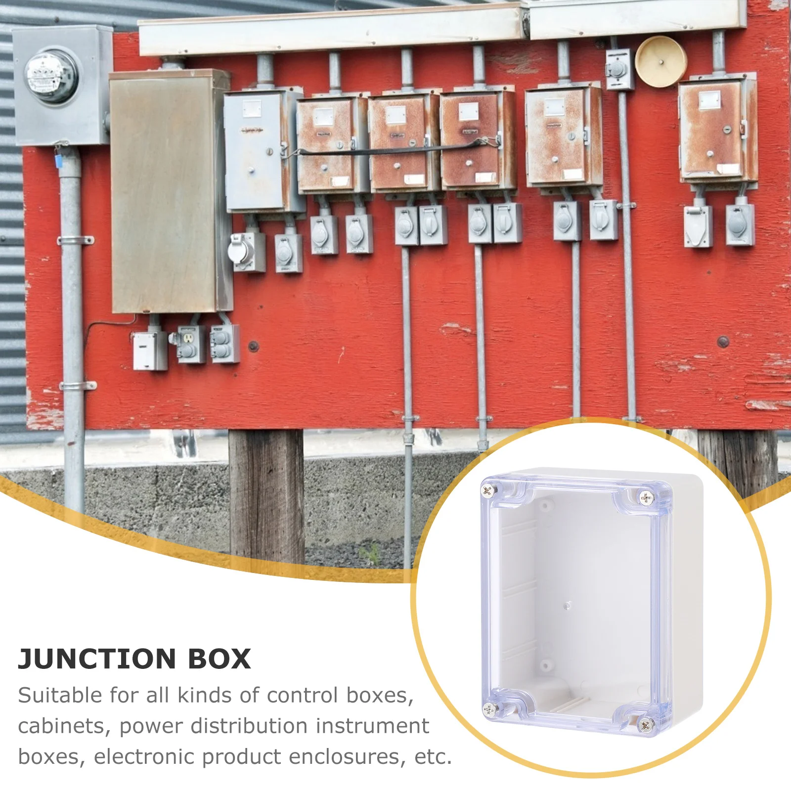 

Водонепроницаемый корпус, пластиковый IP65, пылезащитный антистатический распределительный корпус для наружного электронного шкафа управления, ABS