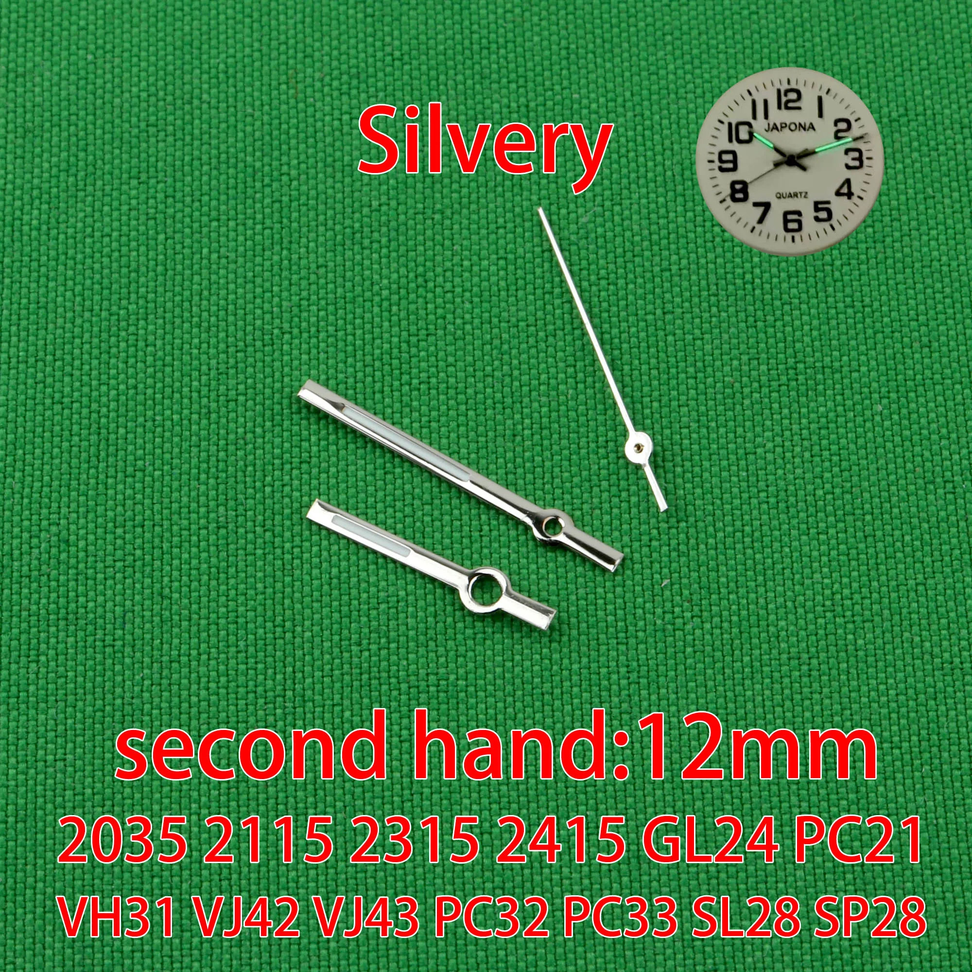 1 set 2035 hands sl68 hands sp68 hands luminous watch hands silver 2305 hands vh31 hands vj42 hands vj43 hands 2115 hands